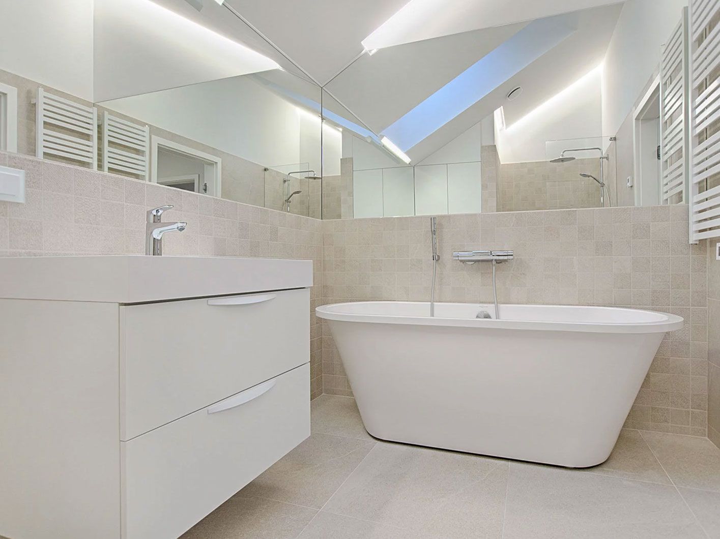 New Bathroom Installation boiler system thermostat