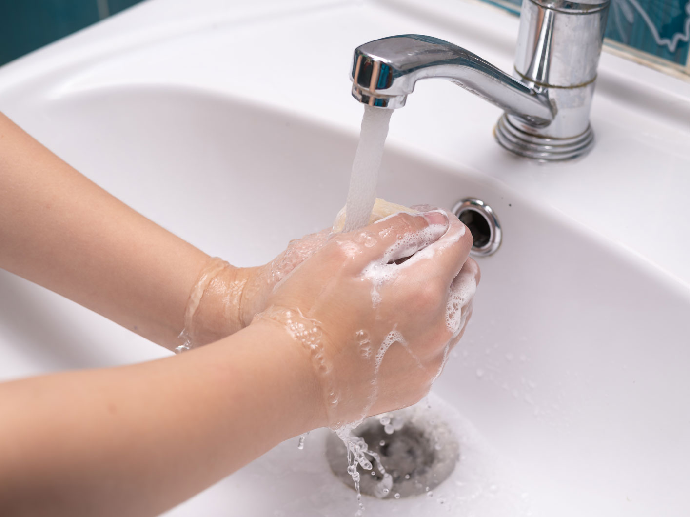Person Washing Hands 1 Person Washing Hands 1