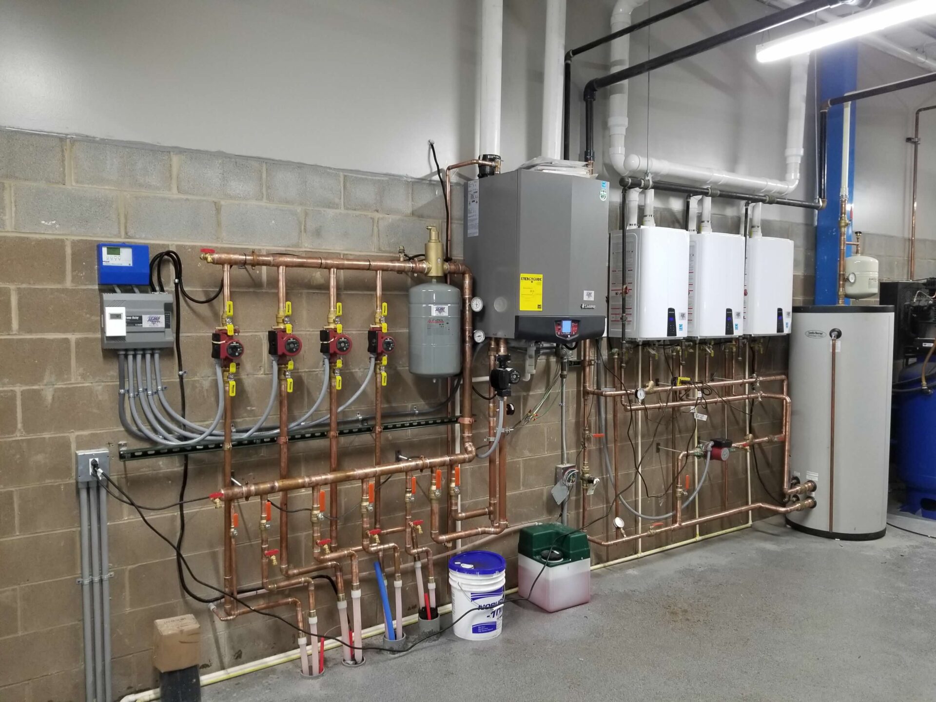 Commercial hot water installation by JEM Plumbing
