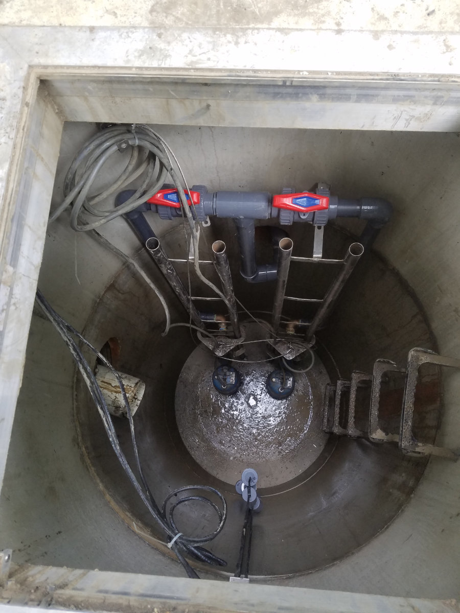 lift station installation by JEM Plumbing