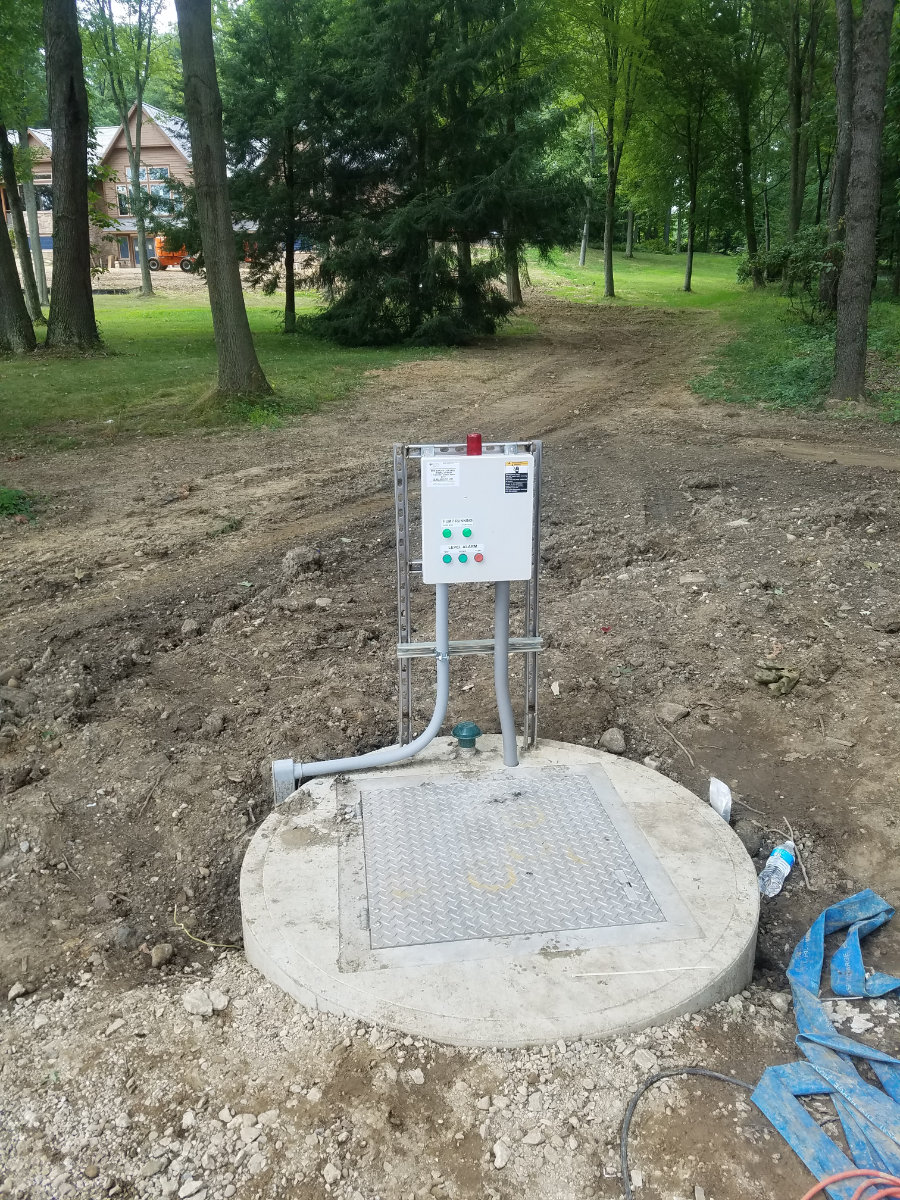. lift station installation by JEM Plumbing