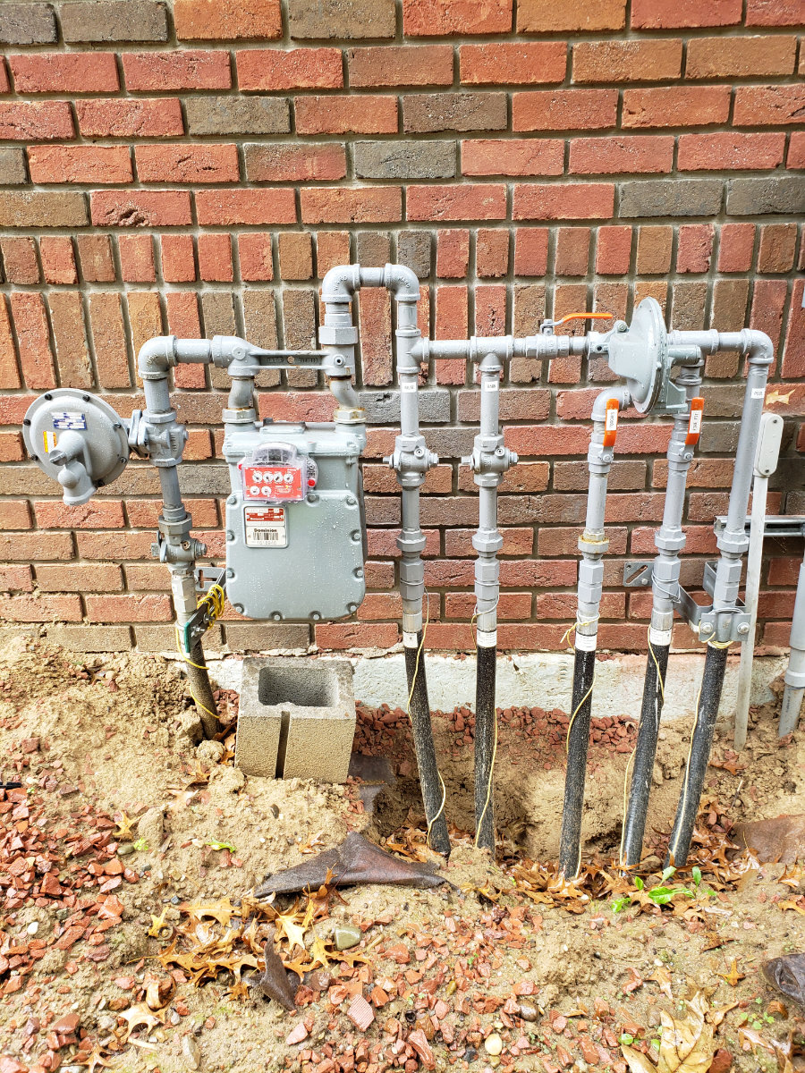 residential gas line installation