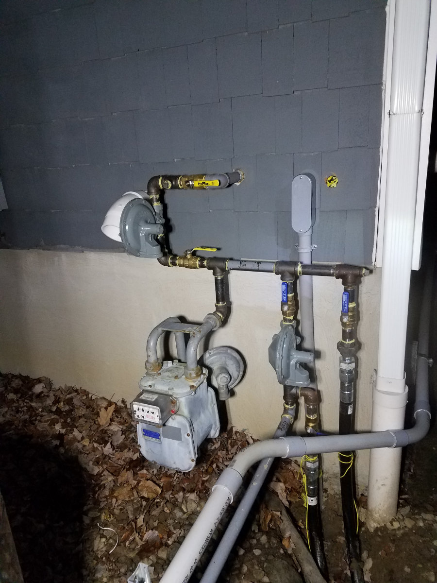 residential gas line installation