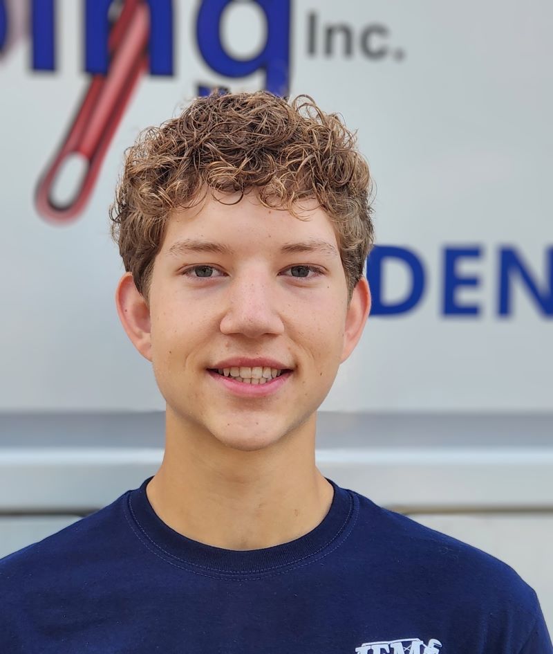 Tristan Yoder, Plumbing Apprentice